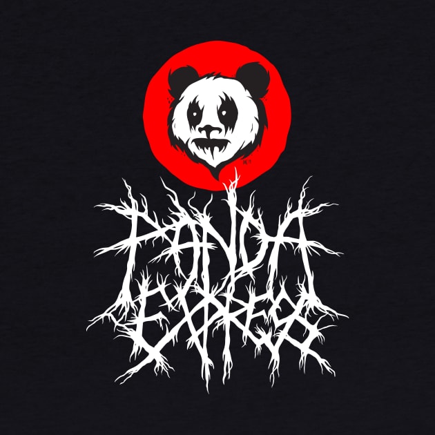 Kvlt Black Metal Panda Fast Food Logo by UnluckyDevil